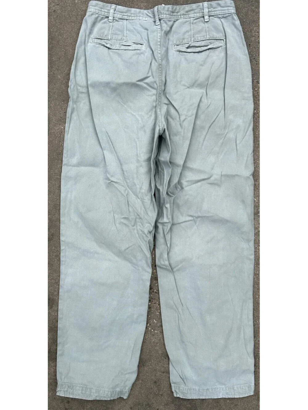Free People The Pacifica High Rise Slim Straight Leg Kelly Green Jeans Sz 12